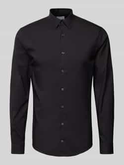 Tiger Of Sweden Extra slim fit zakelijk overhemd met kentkraag model 'BRODIE'