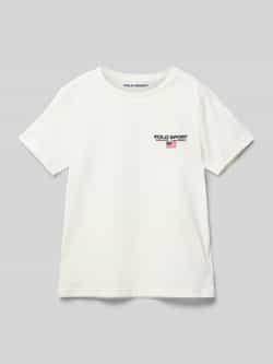 Polo Sport T-shirt met labelstitching
