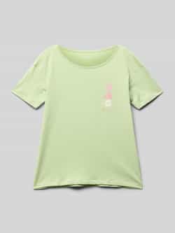 Roxy T-shirt met labelprint model 'DAY AND NIGHT'