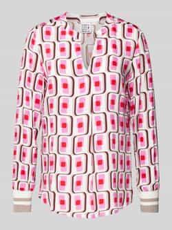 Emily Van den Bergh Regular fit blouse met tuniekkraag