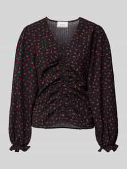 NEO NOIR Regular fit blouse met V-hals model 'Katinka'