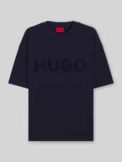 HUGO Oversized T-shirt van puur katoen model 'DINKEE'