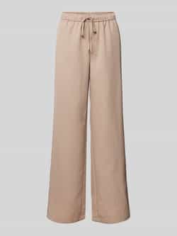 Vila Wide leg stoffen broek met tunnelkoord model 'WILMA'