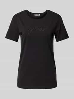 Guess T-shirt met labelstitching model 'LUCIA'