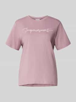 Vila T-shirt met ronde hals model 'SYBIL EMPOWERMENT'