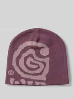 Carhartt Work In Progress Beanie met labelprint