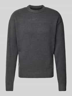 Jack & jones Gebreide pullover met ribboorden model 'OLLIE'