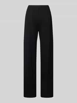 Marc Cain Regular fit stoffen broek met persplooien
