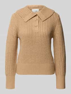 Opus Gebreide pullover met ribboorden model 'Proyer'