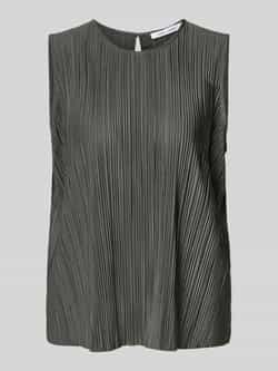 Samsøe Regular fit blousetop met plissévouwen model 'SAUMA'