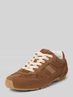 ALOHAS Sneakers met vetersluiting en labeldetail