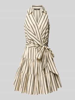 Lauren Ralph Lauren Knielange jurk in laagjeslook met platte kraag