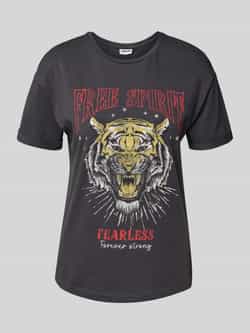 Noisy May Relaxed fit T-shirt van puur katoen model 'Brandy'