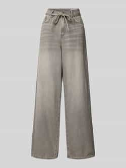 Vero Moda Wide fit jeans met strikceintuur model 'WIEN'