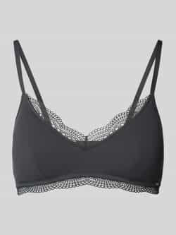 Skiny Soft-bh Classicotton V-hals met transparante kant