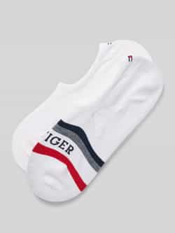 Tommy Hilfiger Kousenvoetjes met elastische ribboordjes in een set van 2 paar