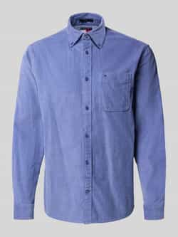 Tommy Jeans Regular fit corduroy overhemd van puur katoen