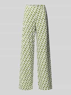 SEDUCTIVE Wide leg stoffen broek met elastische band model 'KIMBERLEY'