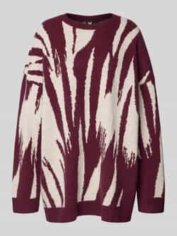 Karo Kauer Oversized pullover met grafisch motief
