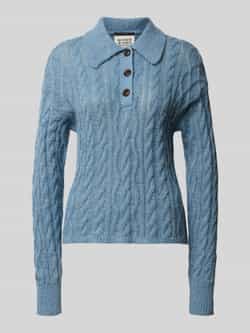 Scotch & Soda Gebreide pullover met kabelpatroon