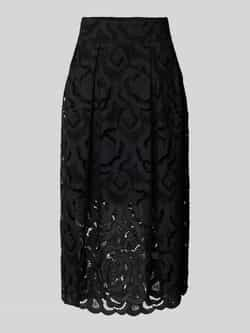 Copenhagen Muse Midirok met broderie anglaise model 'ROTRA'