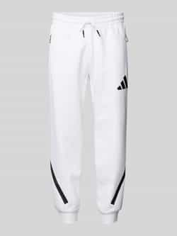 Adidas Teamwork Geïnspireerde Witte Sportieve Broek White Heren