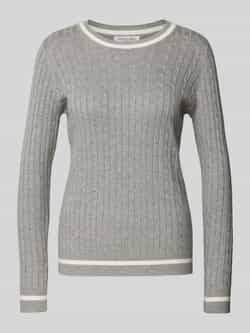Christian Berg Woman Gebreide pullover met ribboorden