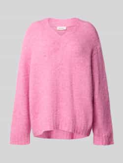 American vintage Gebreide pullover met ribboorden