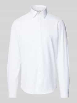 CK Calvin Klein Slim fit zakelijk overhemd met labelstitching model 'Bari'