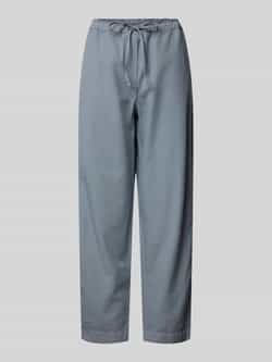 Marc O'Polo Relaxed fit linnen broek met tunnelkoord