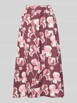 Jake*s Collection Regular fit midirok in A-lijn