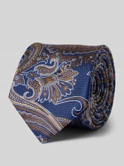 Prince Bowtie Zijden stropdas met all-over paisleystitching (7 cm)