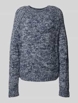 LANIUS Grof gebreide pullover van alpacamix met ronde hals