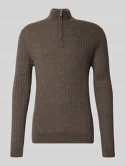 Matinique Gebreide pullover met schipperskraag model 'mason'