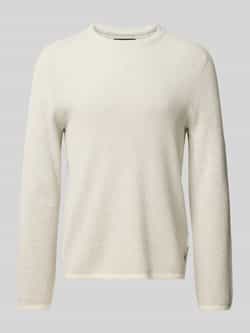 Marc O'Polo Regular fit pullover in een katoenmix met structuur