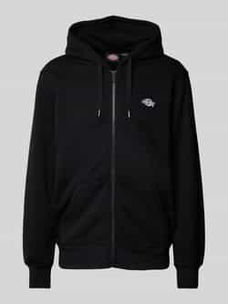 Dickies Zwarte Hoodie Sweater Rits Voorzakken Black Heren