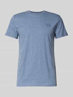 Superdry T-shirt met labelstitching