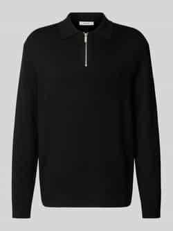 Selected Homme Relaxed fit gebreide pullover van viscosemix model 'TELLER'