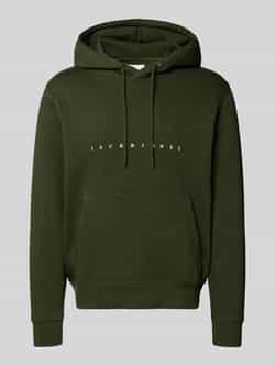 jack & jones Hoodie met labelprint