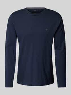 FYNCH-HATTON Shirt met lange mouwen met logo-borduursel op de borst