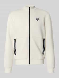 EA7 Emporio Armani Regular fit sweatjack met viscose model 'Train'