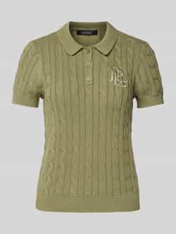 Lauren Ralph Lauren Poloshirt in gebreide look