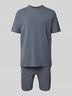 Calvin Klein Shortama S S SHORT SET met bedrukte shorts (set 2-delig)