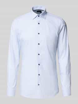 OLYMP No. Six Super slim fit zakelijk overhemd met kentkraag