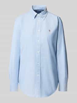 Polo Ralph Lauren Regular fit overhemdblouse met logostitching