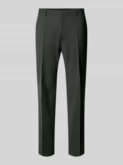 Boss Regular fit pantalon van scheerwolmix