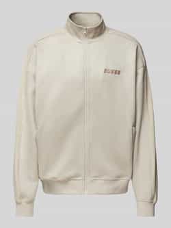 Guess Activewear Sweatjack met labelstitching model 'MOJO'