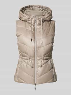 Monari Bodywarmer met capuchon en ritszakken