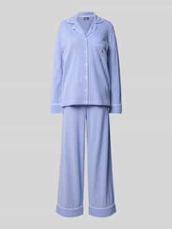 Polo Ralph Lauren Pyjama met logostitchings model 'OXFORD Madison'