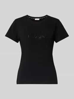 LIU JO SPORT T-shirt met strass-steentjes
